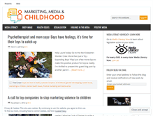 Tablet Screenshot of marketingmediachildhood.com